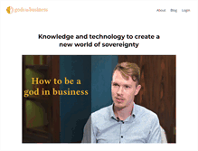 Tablet Screenshot of godsinbusiness.com